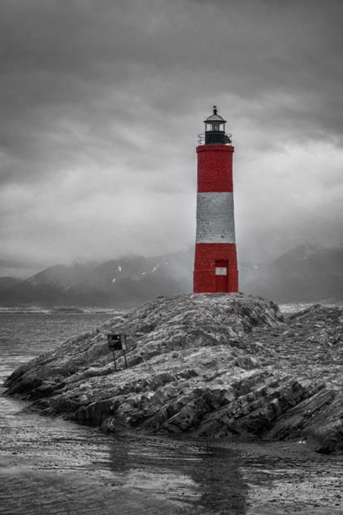 Les Eclaireurs Lighthouse, Beagle Channel, Tierra del Fuego 
