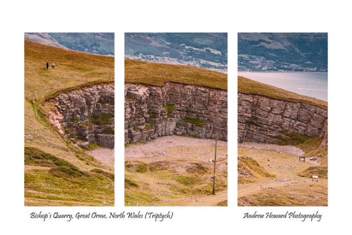 Bishop's Quarry, Great Orme, North Wales (triptych)