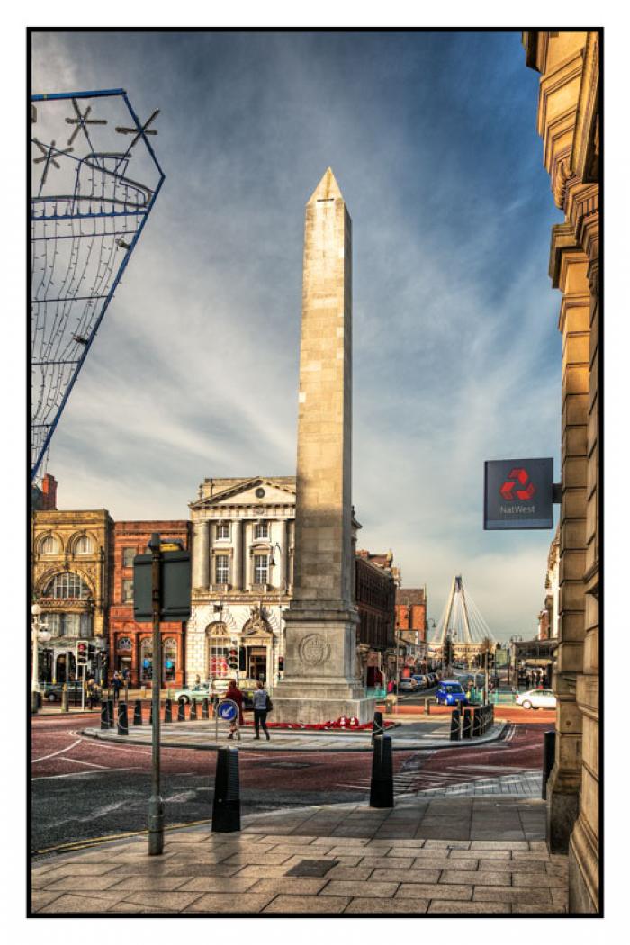 The Obelisk and Monument Square, Lord Street, Southport