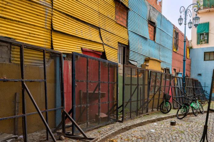 Back alley, Caminito, La Boca, Buenos Aires