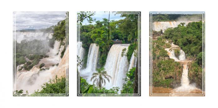 Iguazu Falls, Triptych