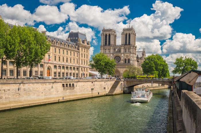 The Seine and Notre Dame, Paris