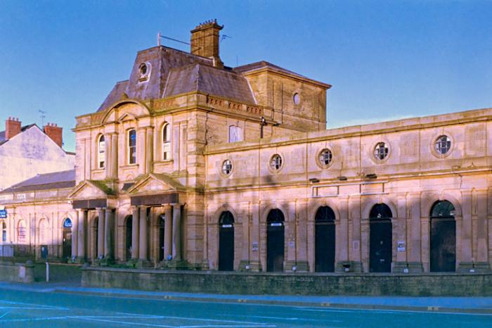The old Victoria Baths Building, Promenade, Southport