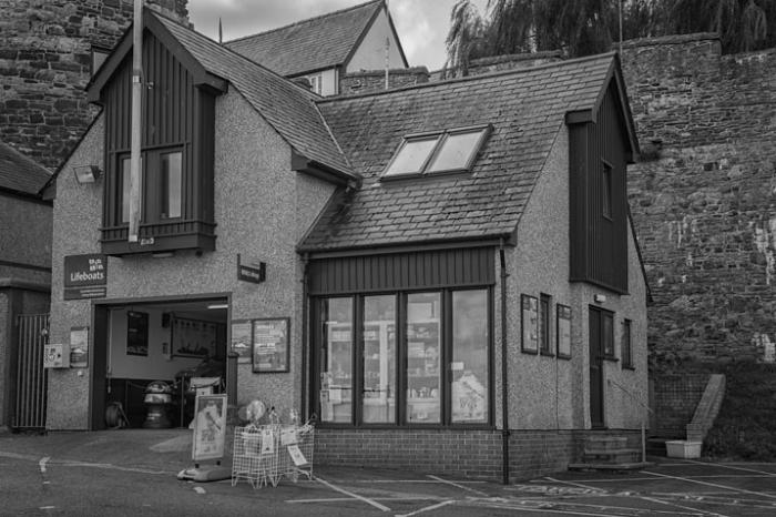Conwy Lifeboat Station and shop, North Wales