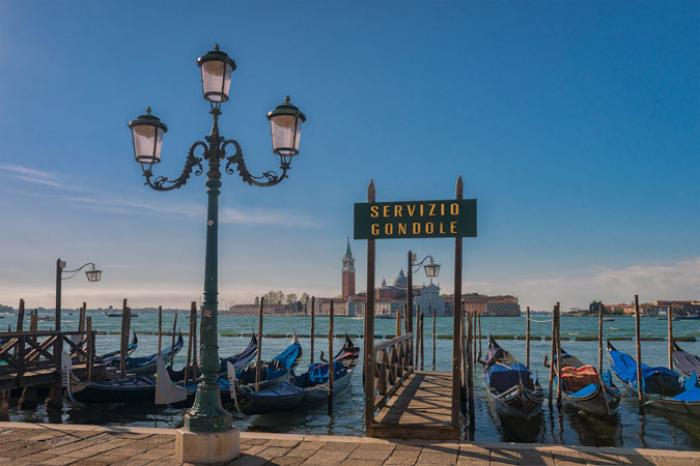 Gondola Station in the morning light, Venice