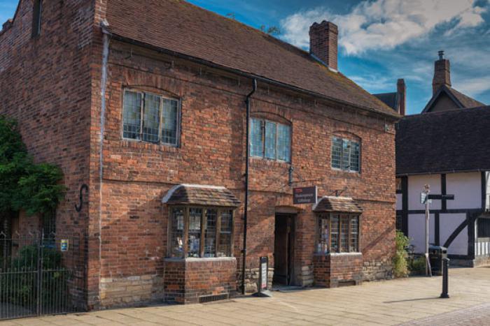 Shakespeare birthplace trust gift shop, Stratford, Warwickshire