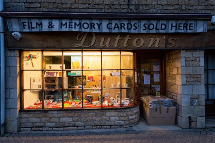 Film and Memories, Dutton's, Bourton- on- the- Water